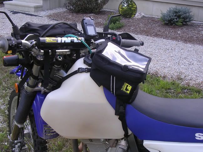 suzuki dr650 tank bag